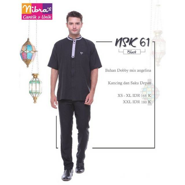 KOKO DEWASA NIBRAS NSK 61 HITAM READY XL