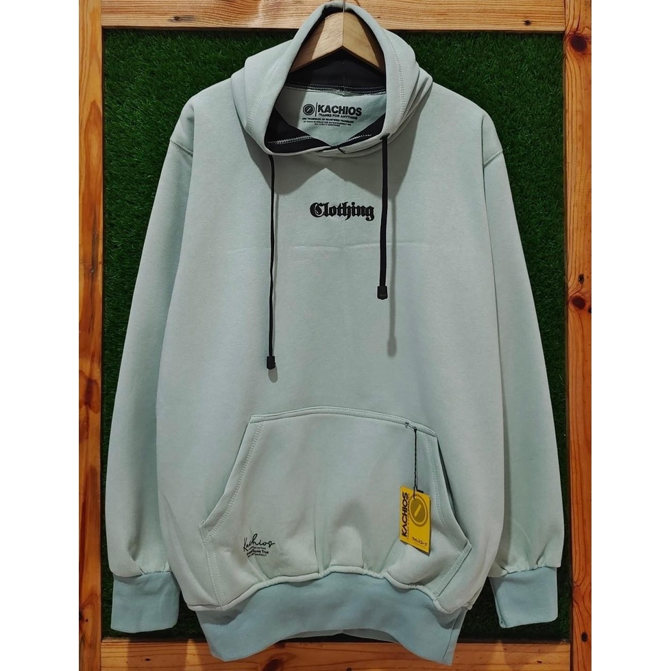 Hoodie Pria Hijau Mint M - XXL Sweter Pria/Wanita 100% Ori Distro Kota Bandung Bahan Katun Tebal Hudi Murah Switer Pria Basic Korean Style