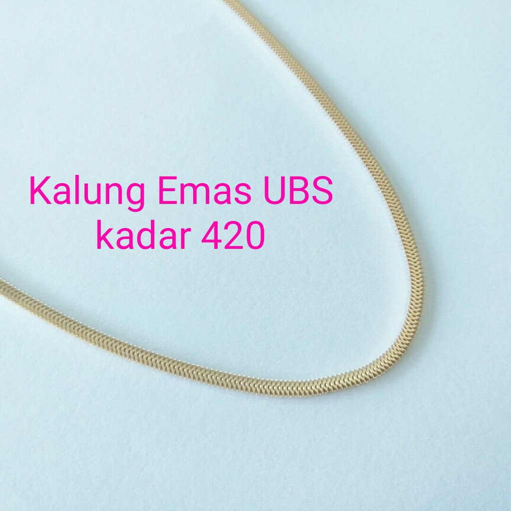 Kalung Emas UBS Kadar 420 Berat 3.15 gram