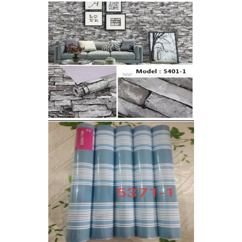 wallpaper dinding/hiasan dinding/stiker/1roll