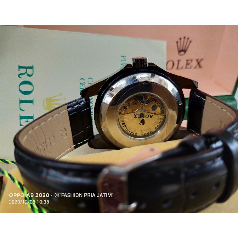 JAM TANGAN ROLEX  AUTOMATIC TRANSPARAN