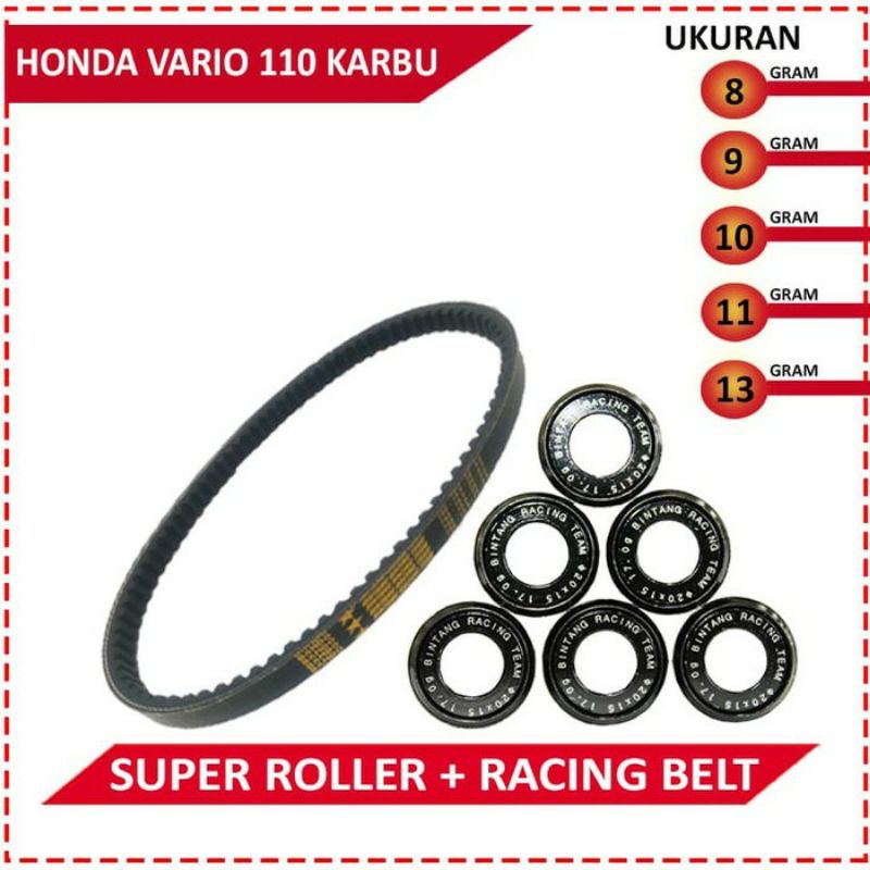 VANBELT &amp; ROLLER VARIO 110 KARBU