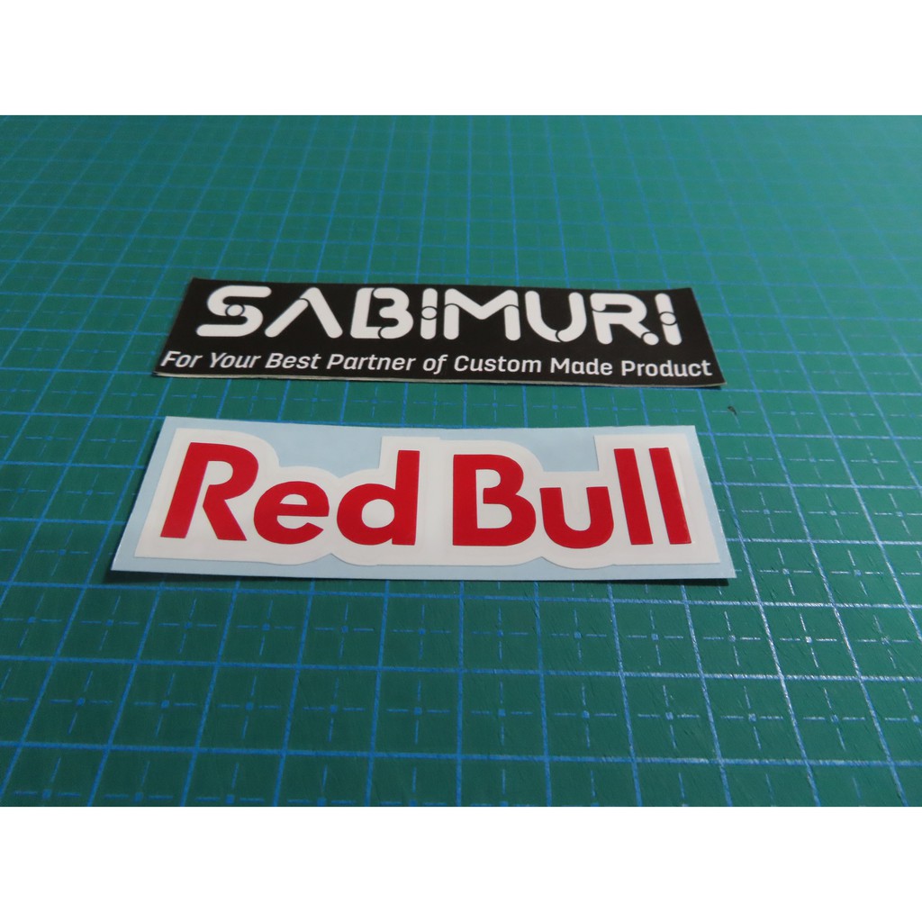 

Cutting Sticker Stiker Redbull Red bull 8cm x 2.6cm