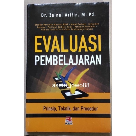 Evaluasi pembelajaran zainal arifin