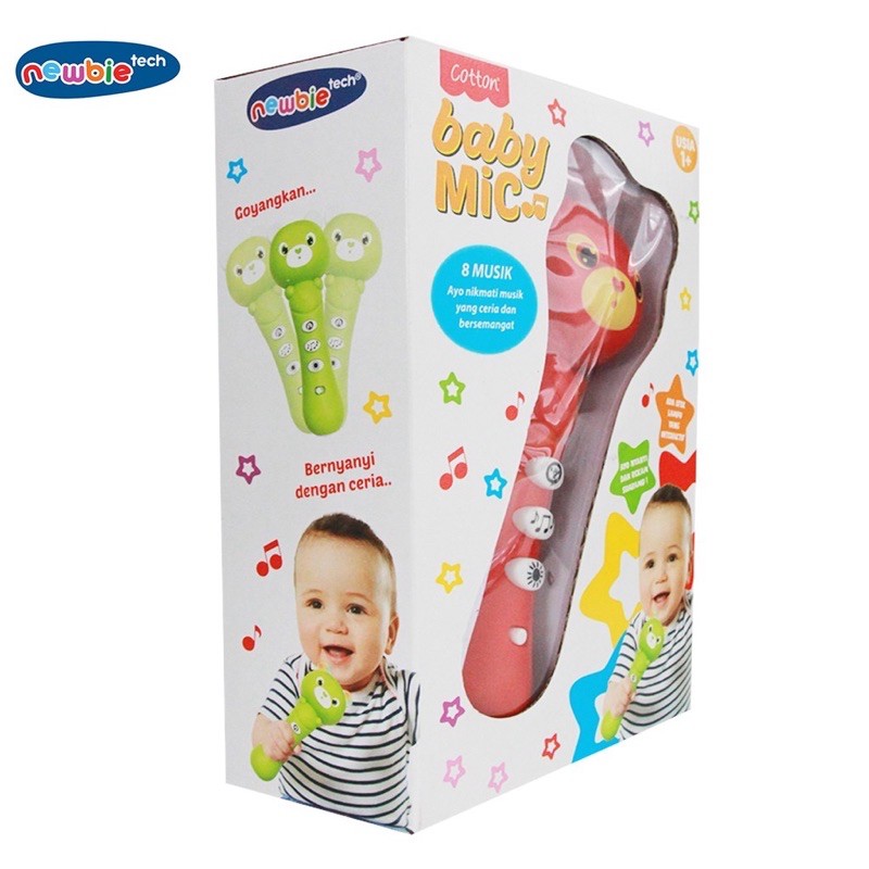 Mainan Cotton Microphone Baby/Mikrofon Bayi