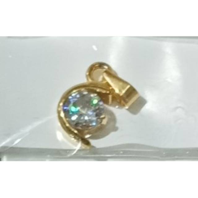 Liontin Titanium Emas Anti Karat Anti Luntur 100% Titanium Asli Titanium Stainlis Titanium Emas