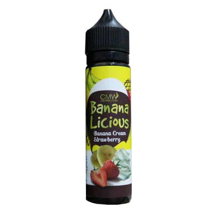 Bananalicious Banana Cream Strawbery E-Liquid 60ML 3MG