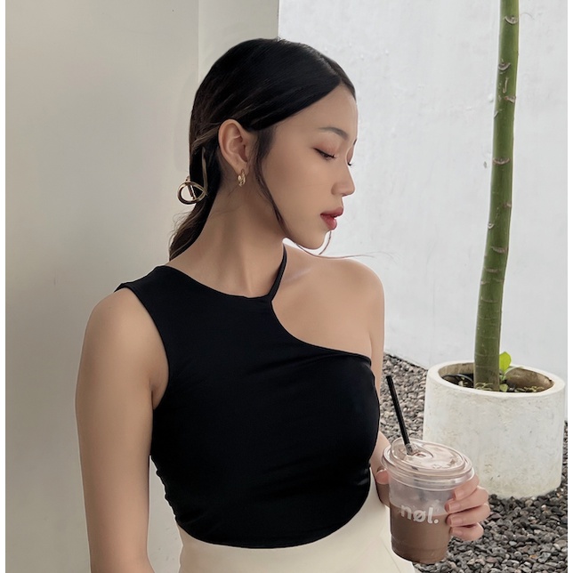 MODAVIE - MIA TANKTOP Crop Tank Top Atasan Wanita Korean croptop