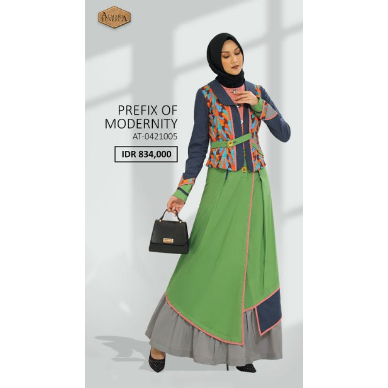Almari Tuneeca AT-0421005 Ramadhan Series April 2021 Diskon Sale Promo Gamis Long Dress