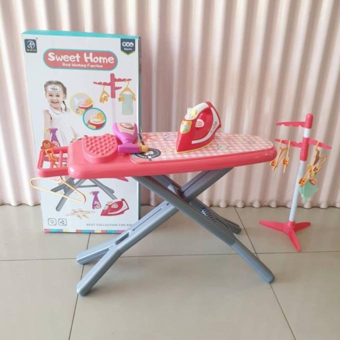 favorit] Mainan Setrika setrikaan Lampu Semprotan Gantungan Sweet Home 7928