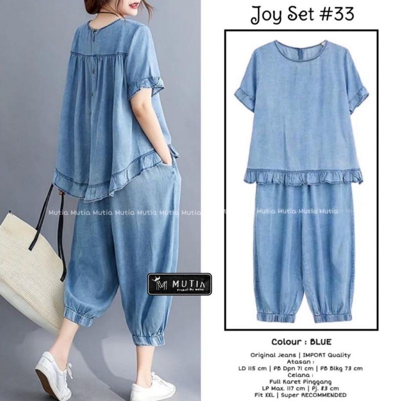 JOY SET JEANS #33 BY MUTIA BEST SELLER