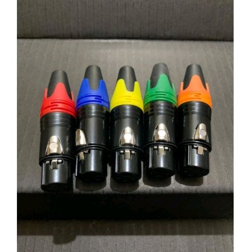 Audio Jack XLR Canon/ Socket Sepasang  Bagus