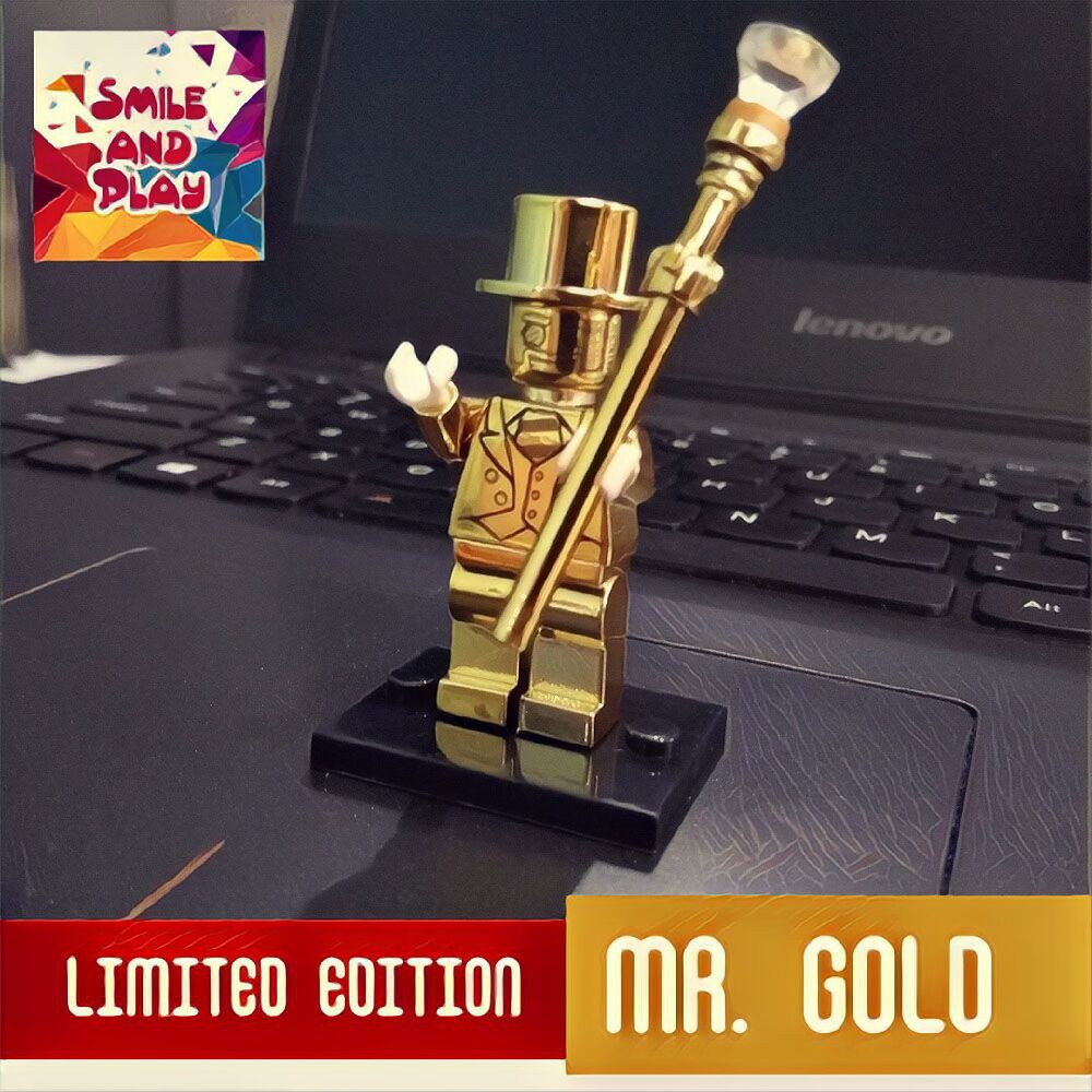 Lego Pogo Mr Gold Minifigure Mini Figure