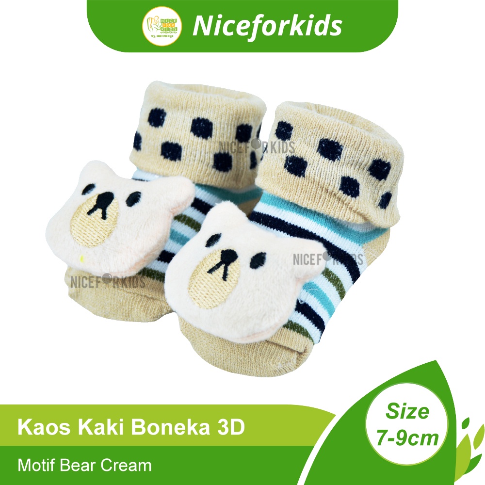 Kaos Kaki 3d Byi / Koas Kaki Boneka Bayi / Kaos Kaki Lucu