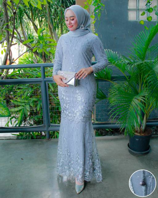 Dress mermaid terbaru/gamis duyung modern/gamis terbaru