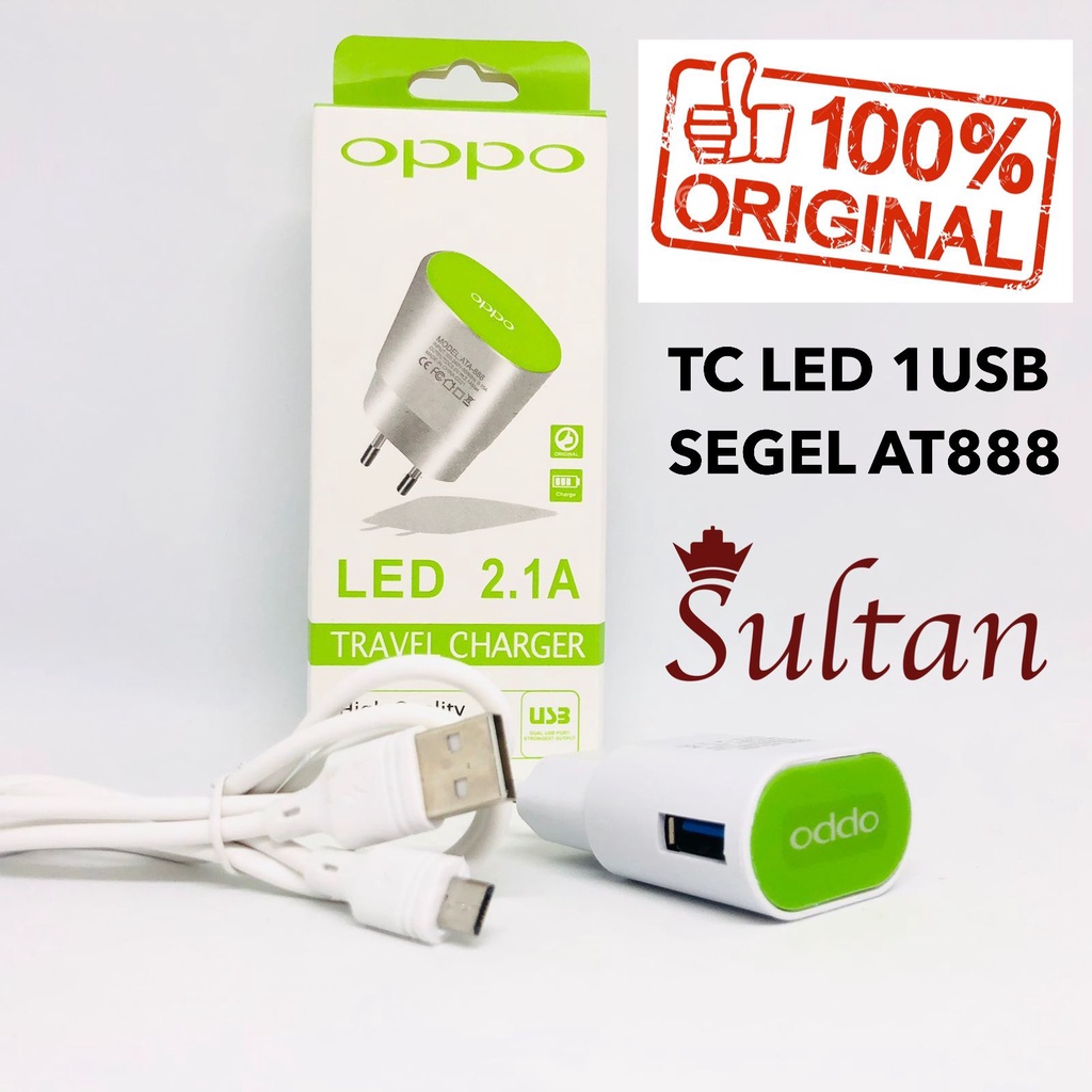 CASAN MICRO-USB Charger Led 2.1A 1 USB ATA-888/BST-1811 Samsung Oppo Xiaomi Vivo High Quality