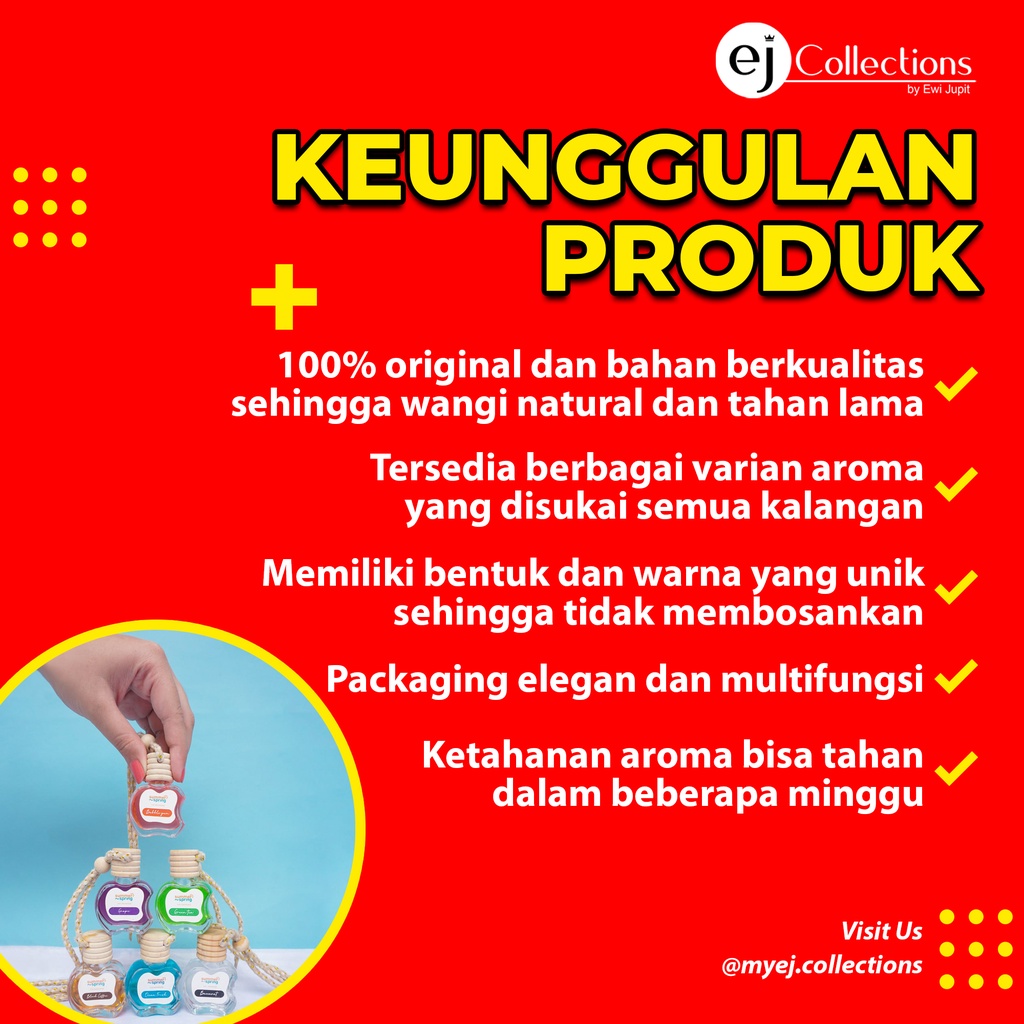 PAKET BEST SELLER Pengharum Mobil dan Ruangan Kamar Summerspring 10 ML