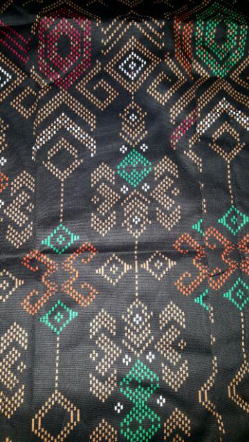 Zebestore Kemeja Batik Lengan Panjang Pria Songket Slimfit Bestseller