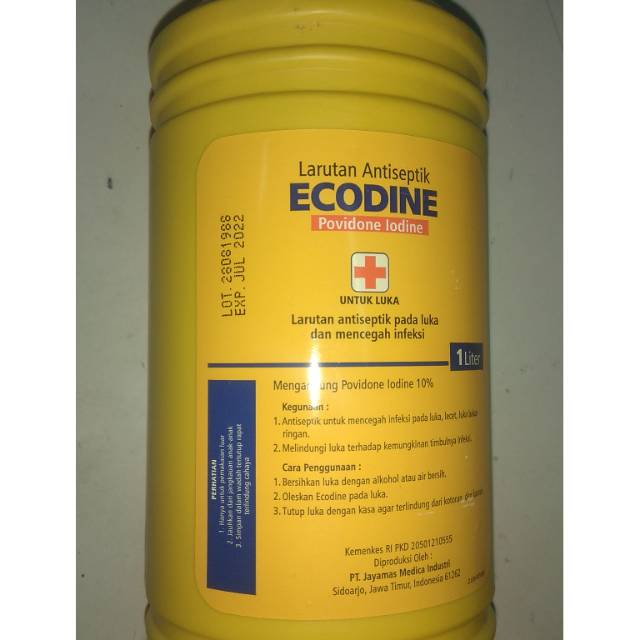 Ecodine bukan betadine povidon iodine 1lt
