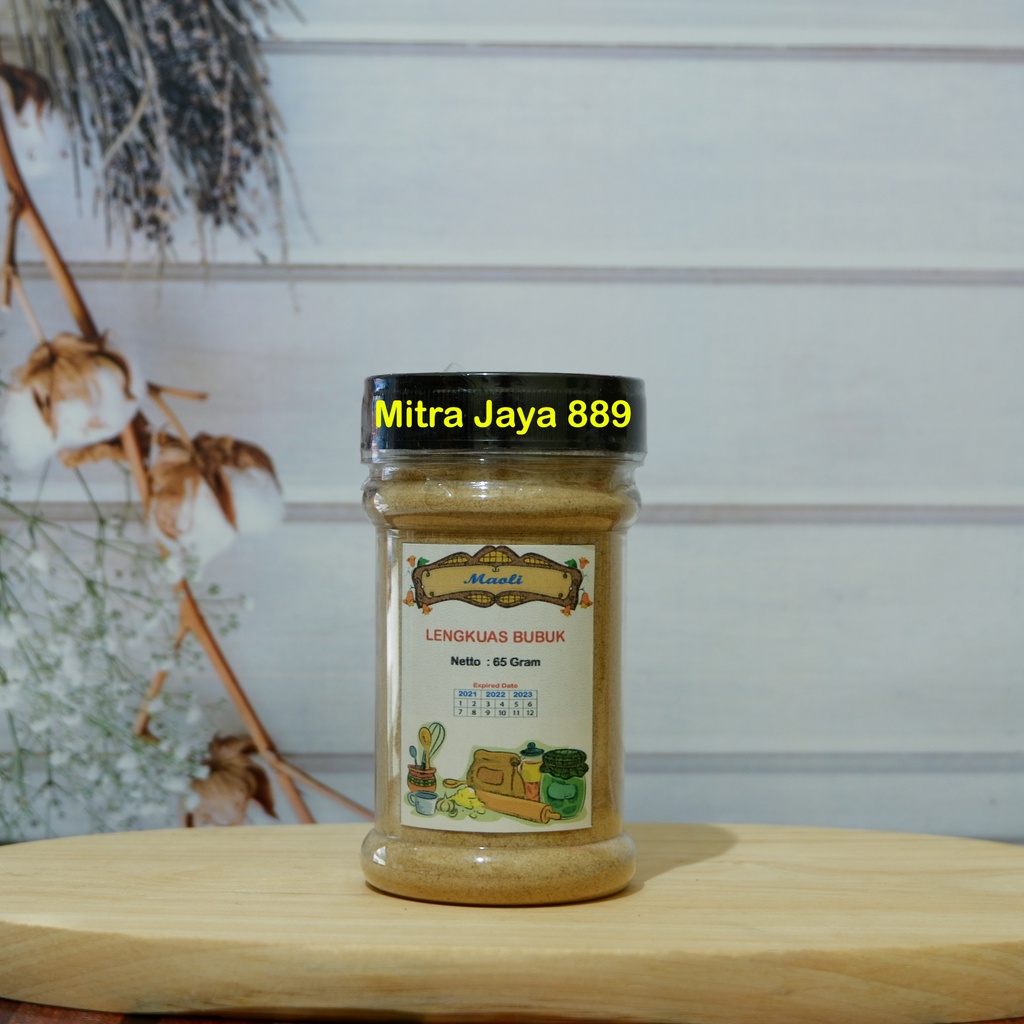 

Lengkuas Bubuk 65 gram / Laos Bubuk / Galangal Powder / Kelawas Bubuk / Rempah Bumbu Lengkuas Bubuk