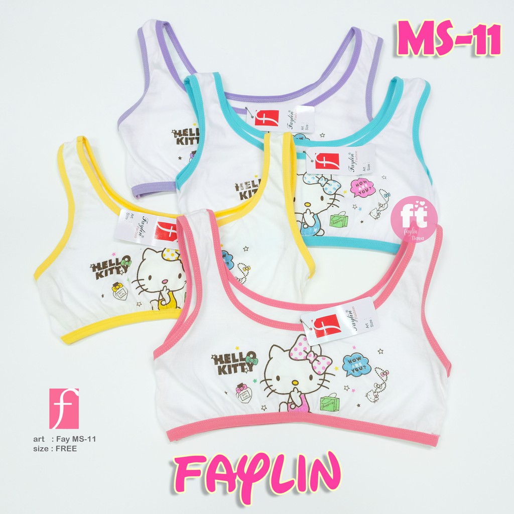 FAYLIN | 100% COTTON Miniset Anak Cewek / MINISET TALI BESAR / COMBI KARAKTER