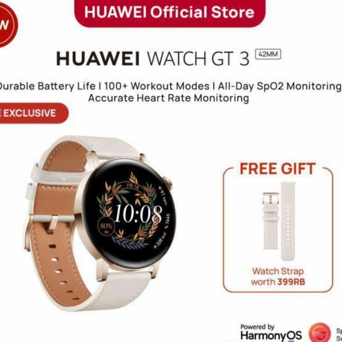 Huawei Watch Gt 3 42Mm Smartwatch | All-Day Spo2 Monitor Pranacitrazulda