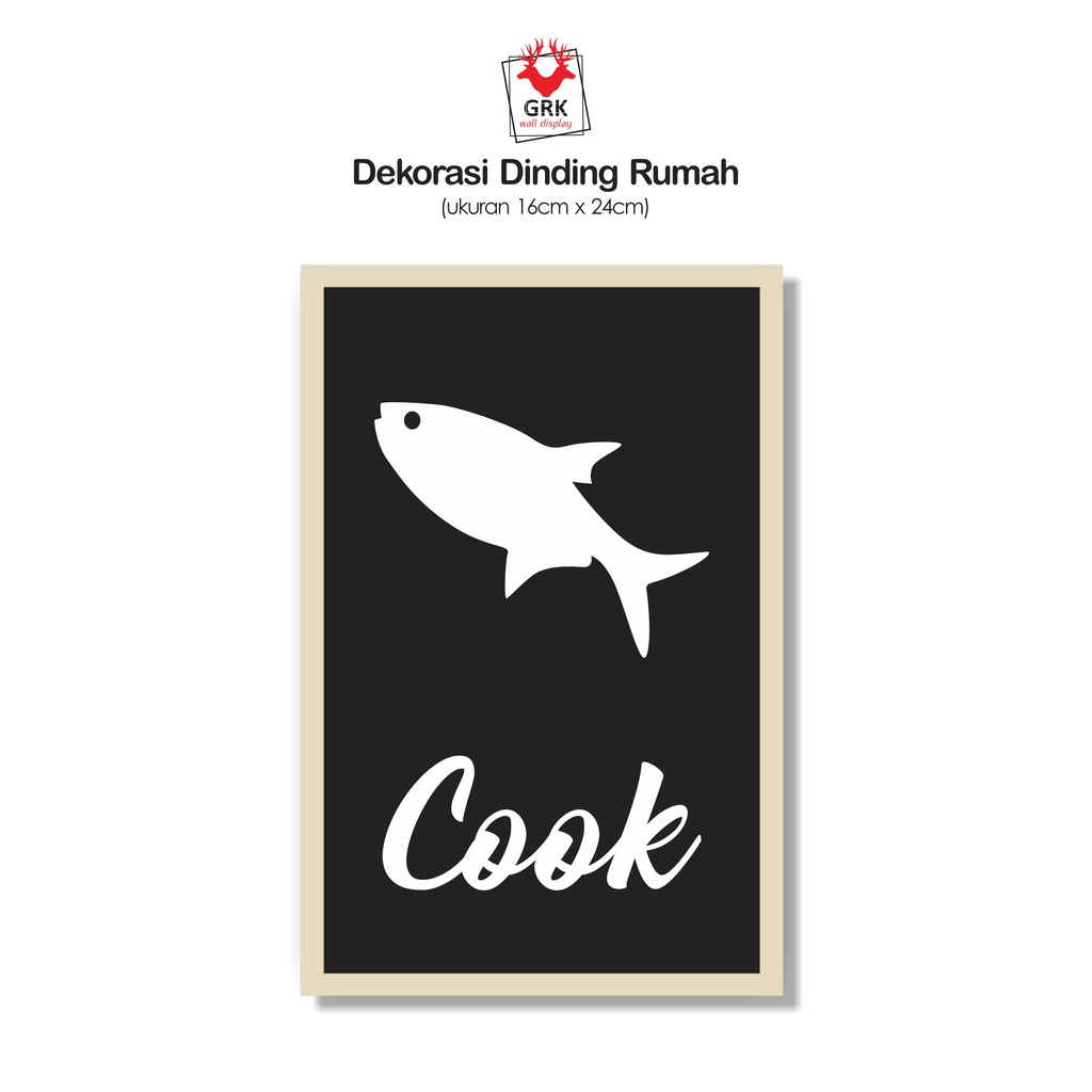 Hiasan Dinding Lukisan Dinding Kayu Room Dekor Dapur Minimalis Poster Dinding Dapur