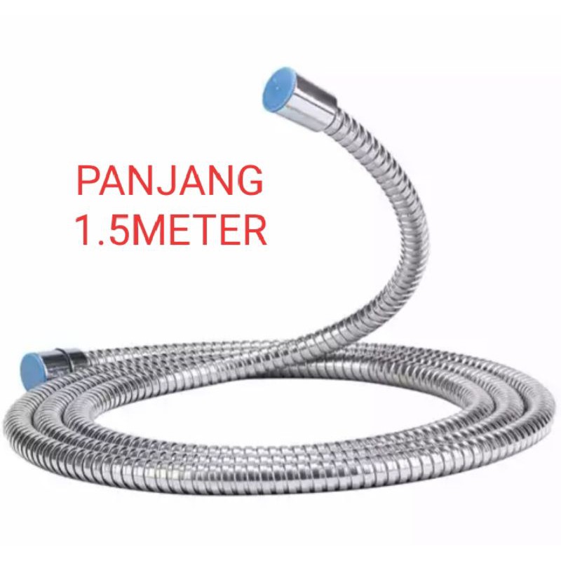 SELANG FLEXIBEL SHOWER  PANJANG 1.5M/SELANG SHOWER KAMAR MANDI