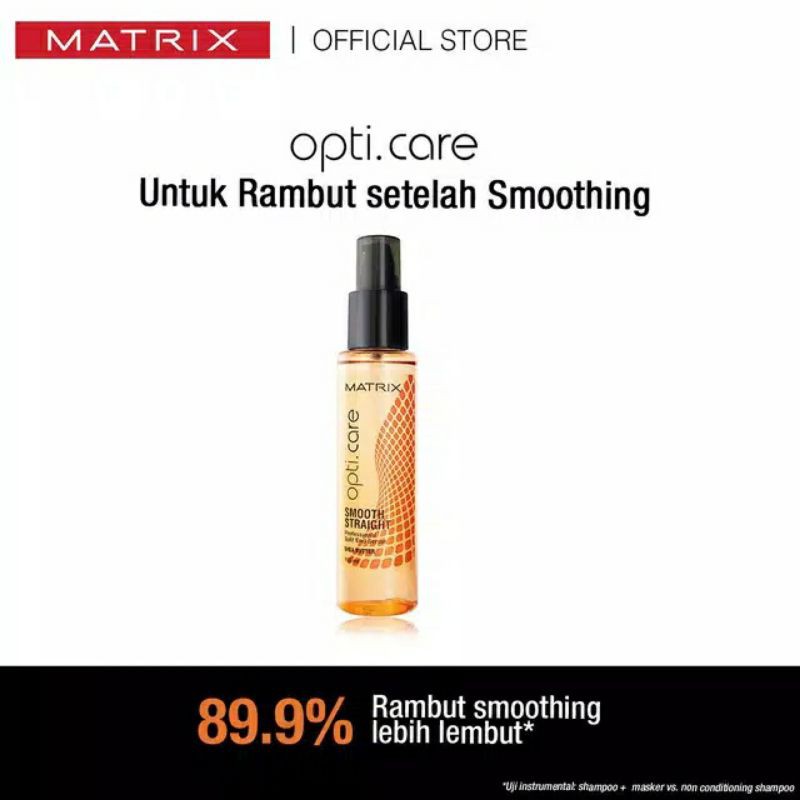 MATRIX Opti Care Smooth Straight Serum 100 ML | Vitamin Rambut Opticare Serum