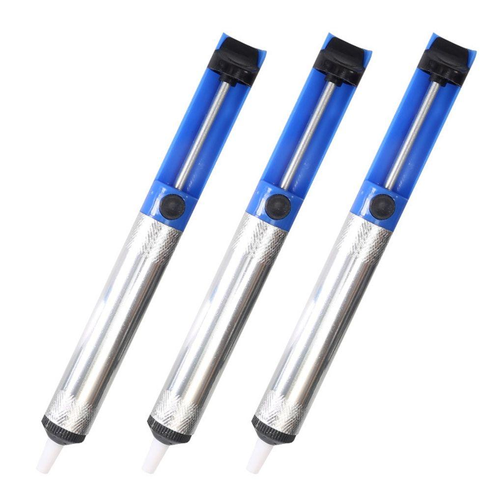 [Elegan] Alat Las 1pcs Springback Otomatis Penghilang Timah Hisap Kuat Manual Aluminium Alloy Soldering Sucker Pen