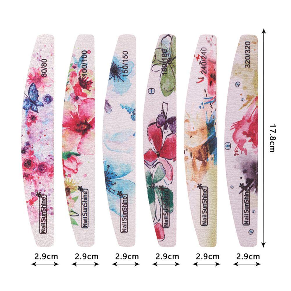 R-FLOWER Nail Files Perawatan Kuku Profesional Alat Kecantikan Manicure