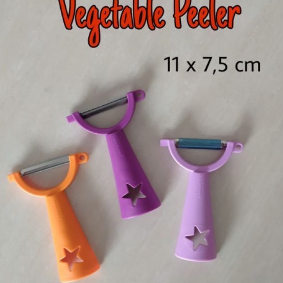 Pisau peeler tupperware 1 pcs ungu saja