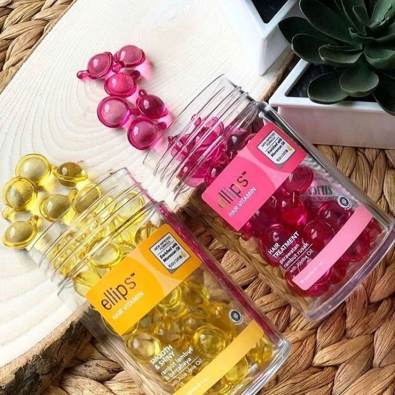 [ COD ] Qysto Ellips vitamin rambut botol 50pcs vitamin ellips hair vitamin ellips 50pcs