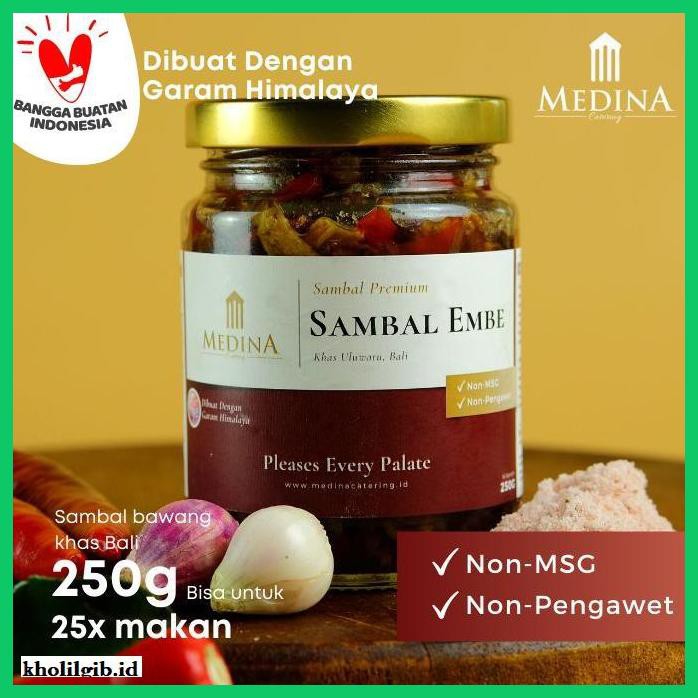 

Aneka-Sambal- Sambal Embe Autentik Khas Bali (250Gr) - Medina Catering -Pedeeeeeezzzzzzz.