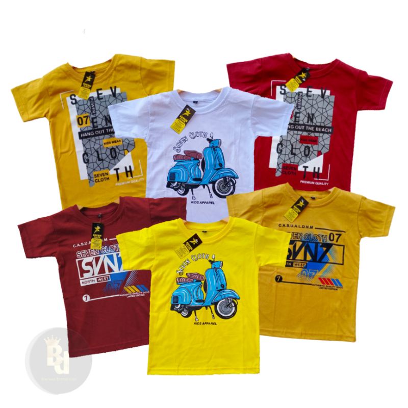 Kaos distro anak Sevencloth Terbaru