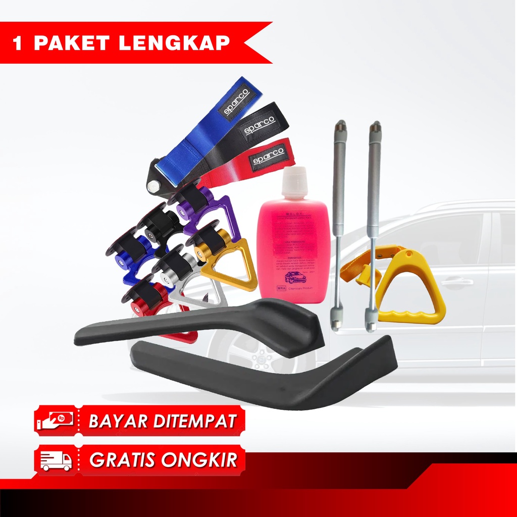 Winglet bumper lips universal semua tipe mobil truck,sedan,bus,engkel plastik abs