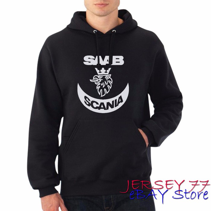JAKET HOODIE SAAB SCANIA BISMANIA SWEATER BUS MANIA BUSMANIA