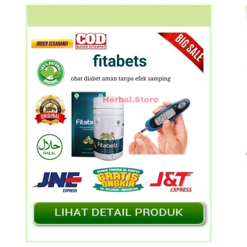 

Fitabets Naturafit Asli Obat Herbal diabetes Kencing manis