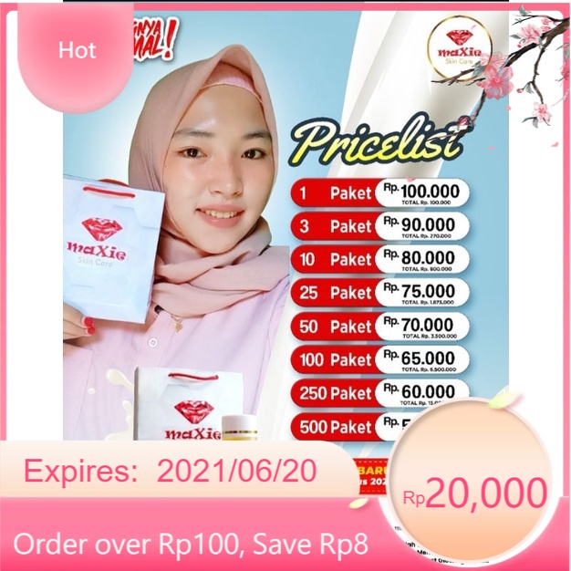 CREAM MAXIE GLOW SKINCARE BPOM HALAL