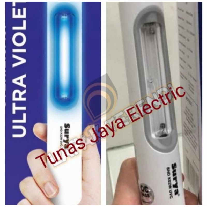 Lampu Ultra Violet UVC Disinfektan/Anti Bakteri Sterilization SURYA