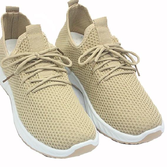 Klensia Sport Shoes Sepatu Sneakers Wanita Coffee  - Coffee F03L