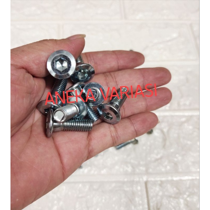 baut L piringan baut piringan cakram CNC stainless harga 4pcs