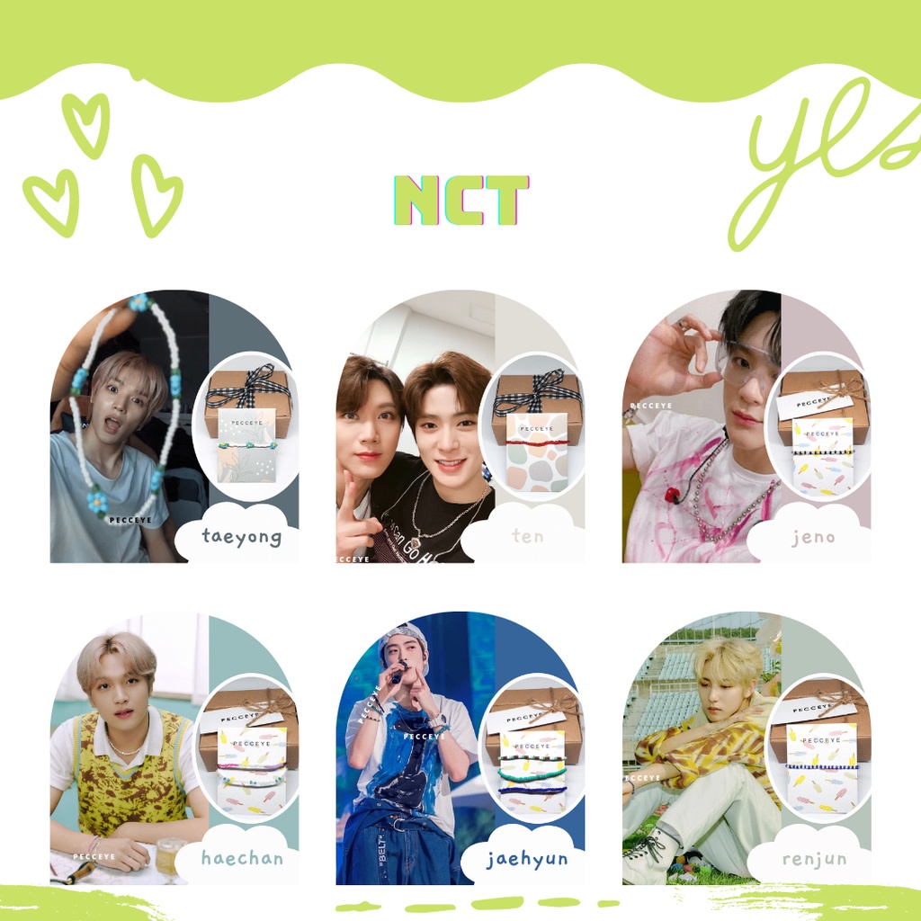 NCT BRACELET 3 | GELANG KPOP TAEYONG TEN JENO HAECHAN JAEHYUN RENJUN NCT