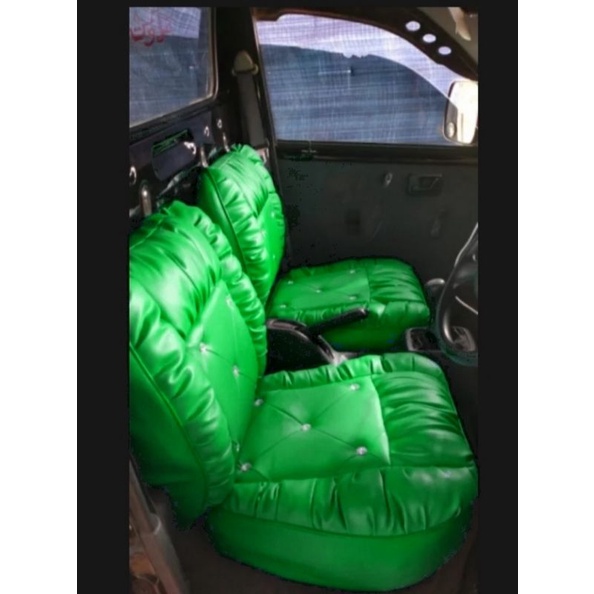 sarung jok cover jok bungkus jok mobil pickup Mega carry model sofa kancing