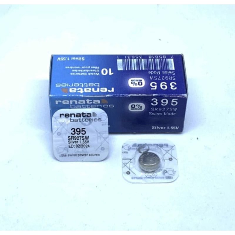 BATERAI RENATA 395/927 BATERAI JAM TANGAN SR927SW