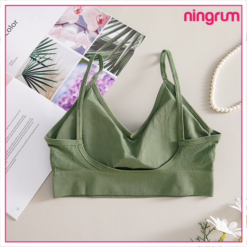 Ningrum Pakaian Dalam Bra Wanita BH Wanita BH Wanita Tanpa Kawat Bahan Halus Pakaian Dalam bralette Push Up - 2031