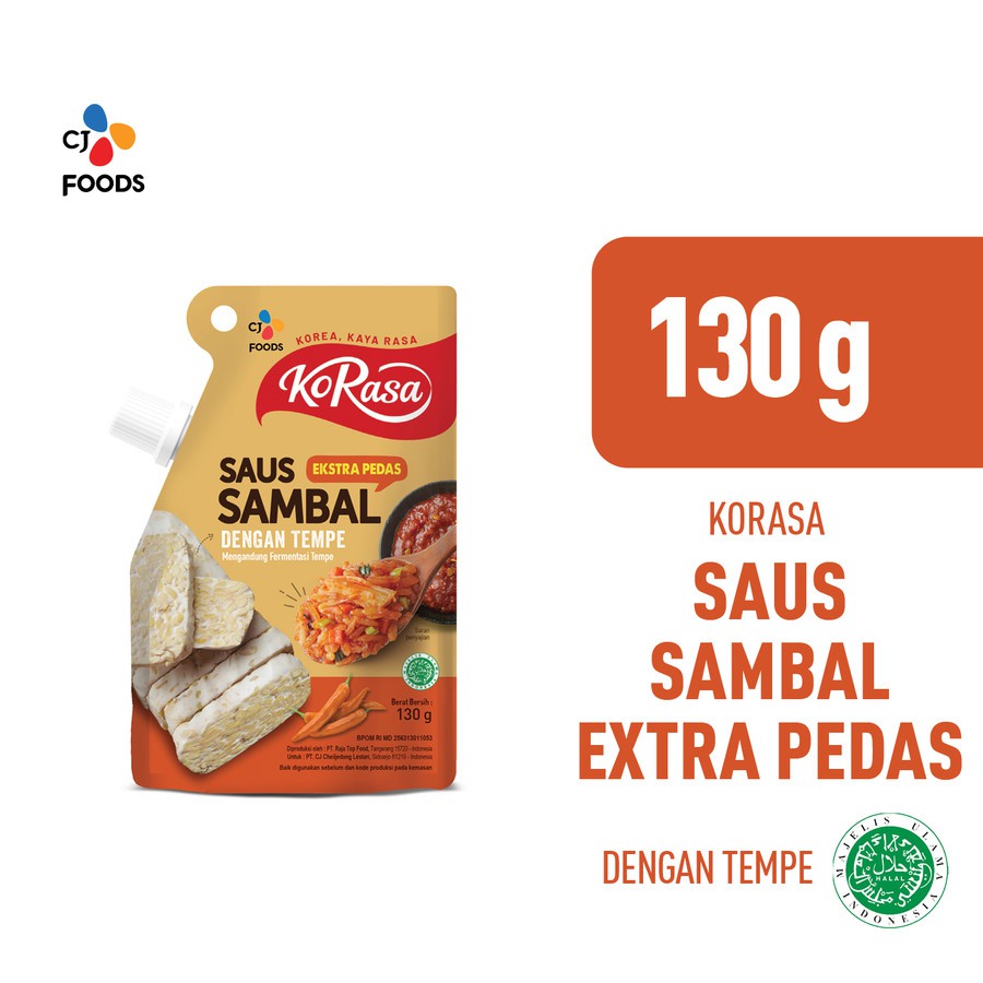 

KORASA Saus Sambal Ekstra Pedas 130g