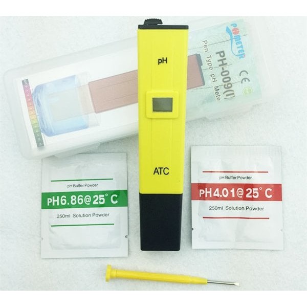 pH Meter Digital Tester Alat Pengukur Keasaman Cairan Air Hidroponik Akuarium Kolam PH Pena 0.1 0.01