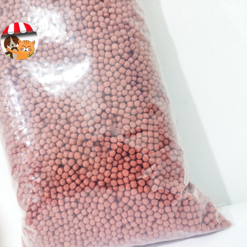 PAKAN IKAN TAISHO 2MM 500gr - BUTIRAN MERAH - MAKANAN KOI SUPER