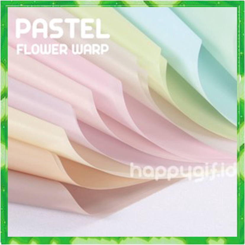 

Flower Wrap Kertas Bunga Flower Wrapping Soft Pastel Waterproof And Drable 60 x 60 cm